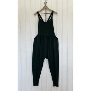 IMBODHI Bodhi Jumpsuit 2X Forest Green Modal Harem Romper Lounge Minimalist